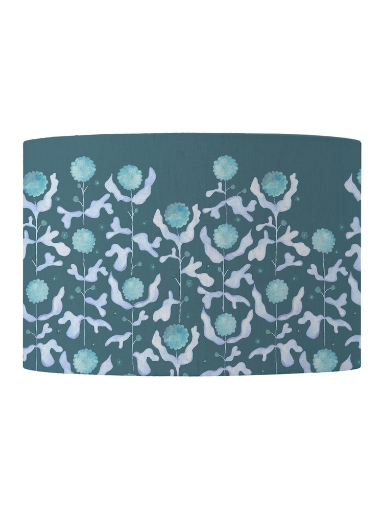 Voyage Maison Blue Mariani Eva Printed Lamp Shade - Image 2 of 2