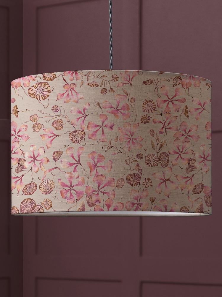 Voyage Maison Pink Philipa Eva Printed Lamp Shade - Image 1 of 2 Voyage Maison Pink Philipa Eva Printed Lamp Shade - Image 1 of 2