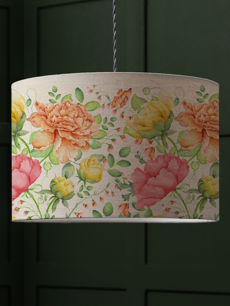 Voyage Maison Orange Maisie Eva Printed Lamp Shade - Image 1 of 2 Voyage Maison Orange Maisie Eva Printed Lamp Shade - Image 1 of 2