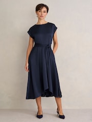 Hobbs Blue Agnes Dress - Image 1 of 4