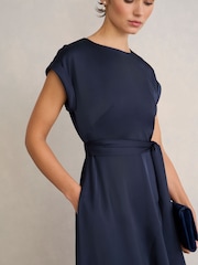 Hobbs Blue Agnes Dress - Image 2 of 4