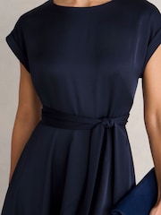 Hobbs Blue Agnes Dress - Image 3 of 4