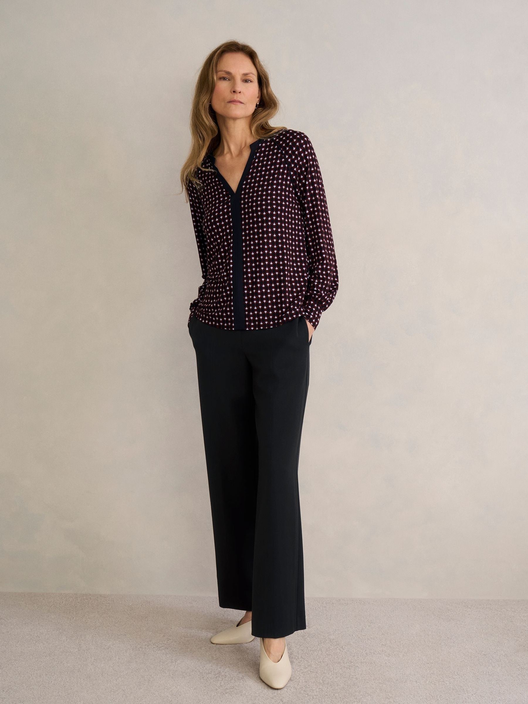Hobbs Women's Black Martine Travel Trousers