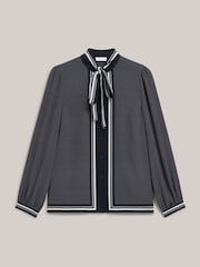 Hobbs Blue Valerie Blouse - Image 4 of 4