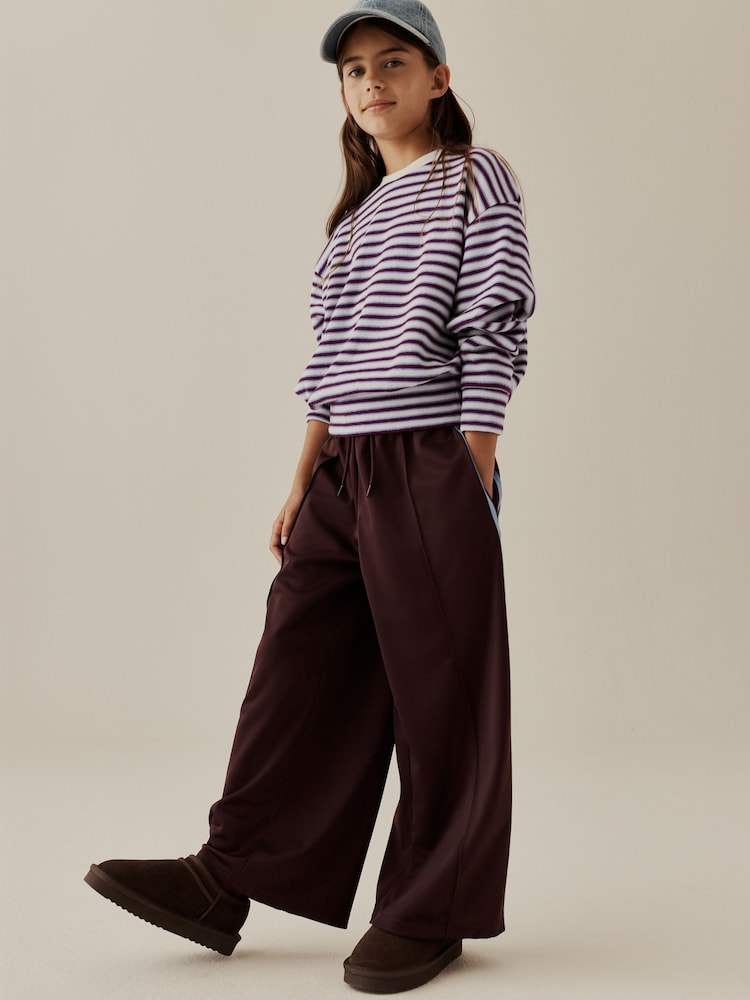 Ecru Stripe Cosy Rib Fitted Waist Top (3-16yrs) - Image 2 of 8 Ecru Stripe Cosy Rib Fitted Waist Top (3-16yrs) - Image 2 of 8