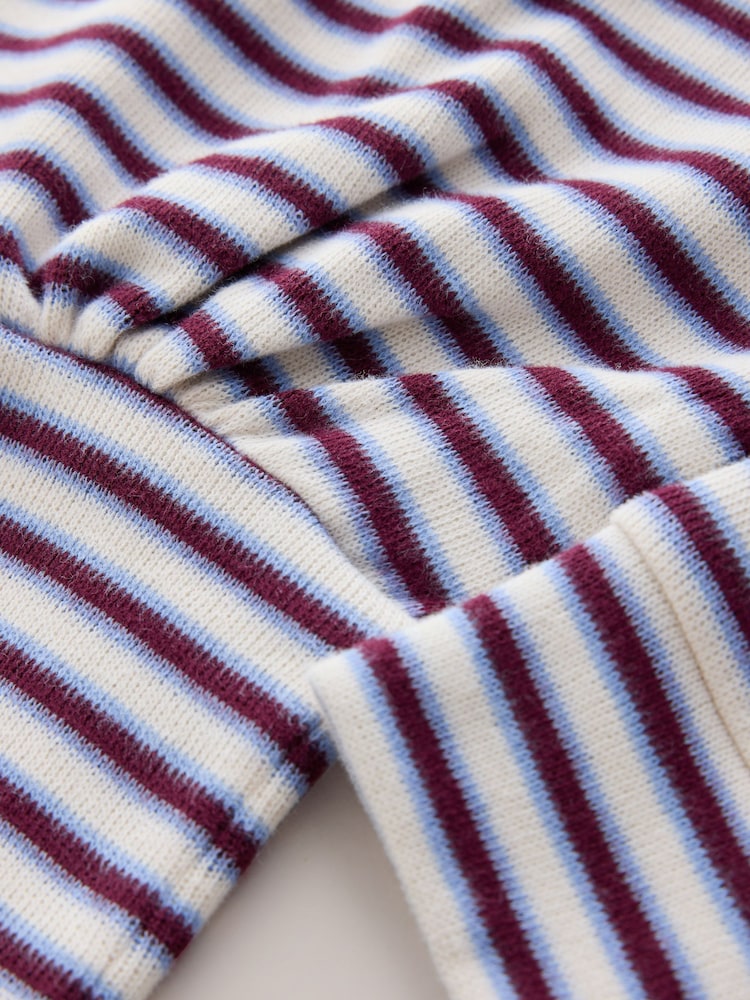 Ecru Stripe Cosy Rib Fitted Waist Top (3-16yrs) - Image 8 of 8 Ecru Stripe Cosy Rib Fitted Waist Top (3-16yrs) - Image 8 of 8