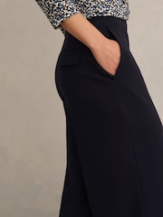 Hobbs Blue Eva Crop Trousers - Image 2 of 4