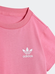 adidas Originals Pink Cycling Top and Shirt Set - Image 5 of 7