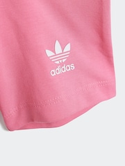 adidas Originals Pink Cycling Top and Shirt Set - Image 7 of 7