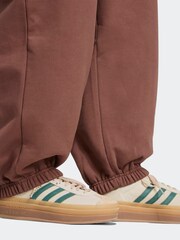 adidas Originals Brown Essentials Linear Oversized Joggers - Image 4 of 6