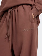 adidas Originals Brown Essentials Linear Oversized Joggers - Image 5 of 6