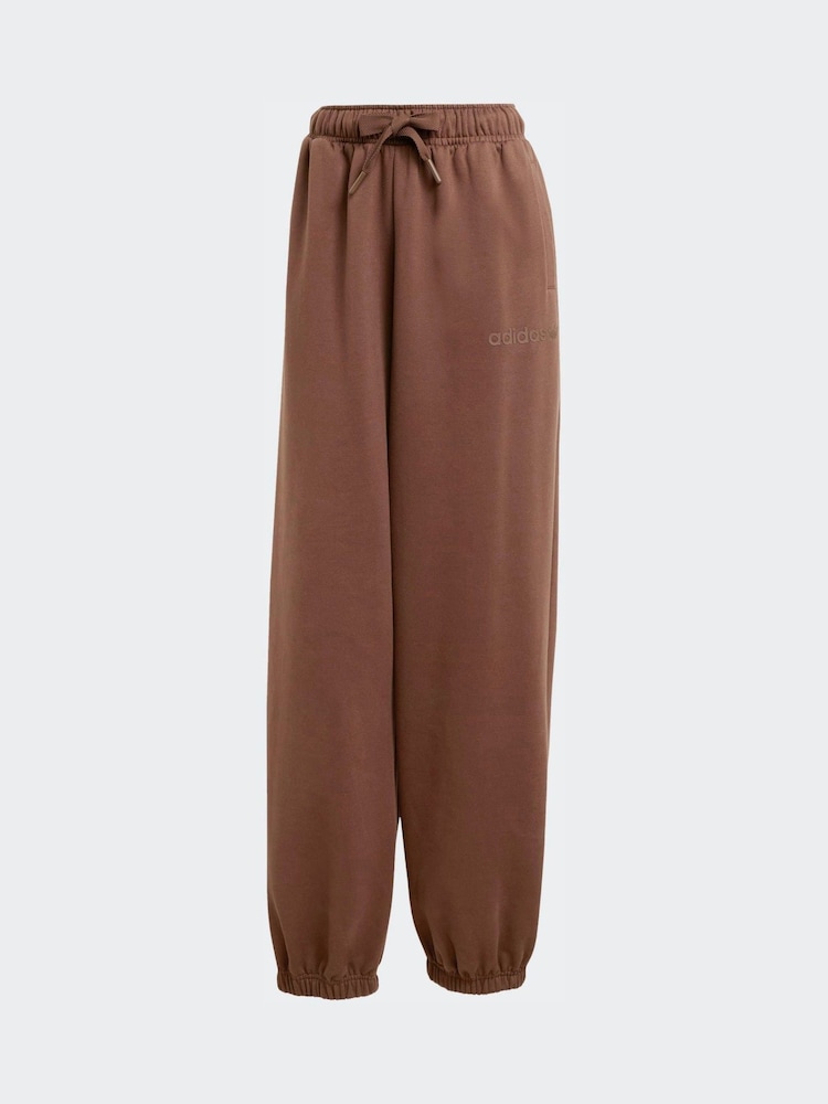 adidas Originals Brown Essentials Linear Oversized Joggers - Image 6 of 6