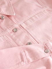 Pink Boxy Denim Jacket - Image 3 of 3