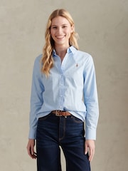 U.S. Polo Assn классикалық фит поплин жейдесі - 9суретінің 1 суреті