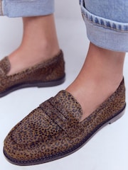 Boden Brown Nya Penny Loafers - Image 1 of 7