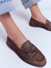 Boden Brown Nya Penny Loafers - Image 3 of 7