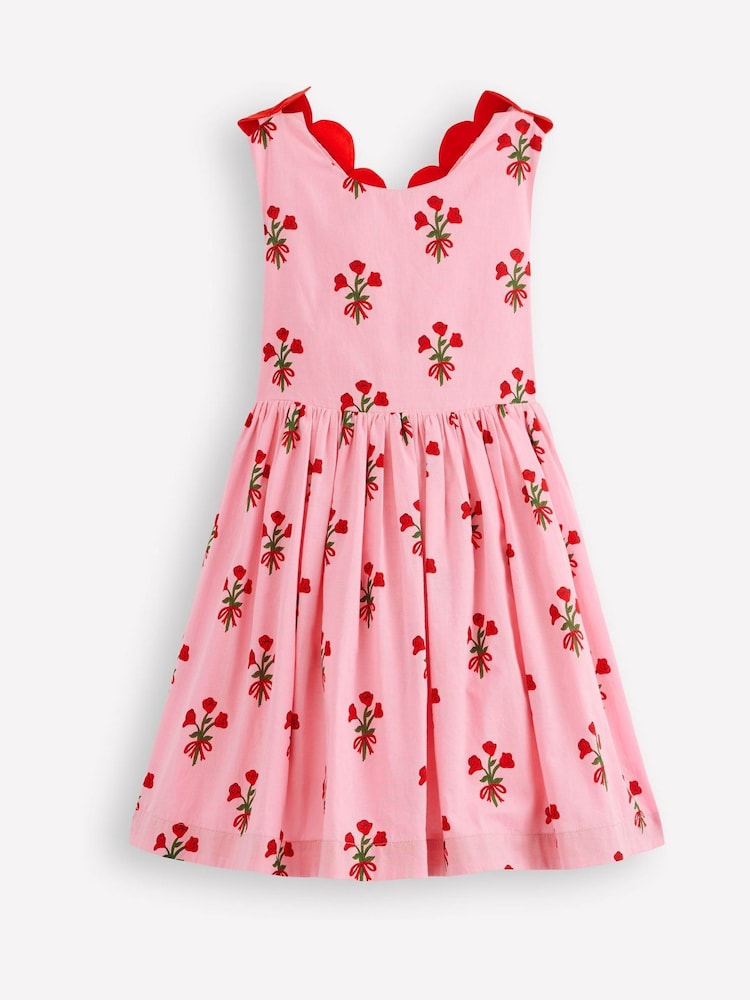 Boden Pink Fun Strap Back Dress - Image 1 of 3