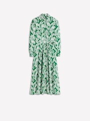 Zeleno - Boden Alexa Long Sleeve Midi Dress - Slika 5 od 5