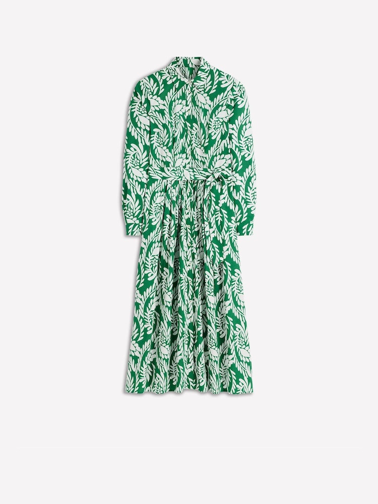 Zeleno - Boden Alexa Long Sleeve Midi Dress - Slika 5 od 5