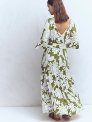 Boden Green Imelda Kimono Jersey Dress - Image 5 of 7