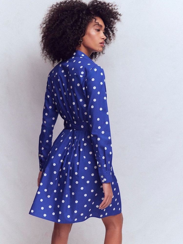 boden blue polka dot dress Buy Boden Blue Roisin Tie Neck Maxi Dress from Next USA
