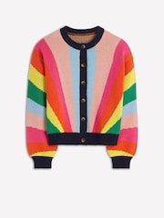 Boden Red Abi Jacquard Cardigan - Image 3 of 4