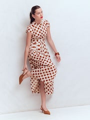 Boden Brown Arabella Cotton Maxi Dress - Image 4 of 6