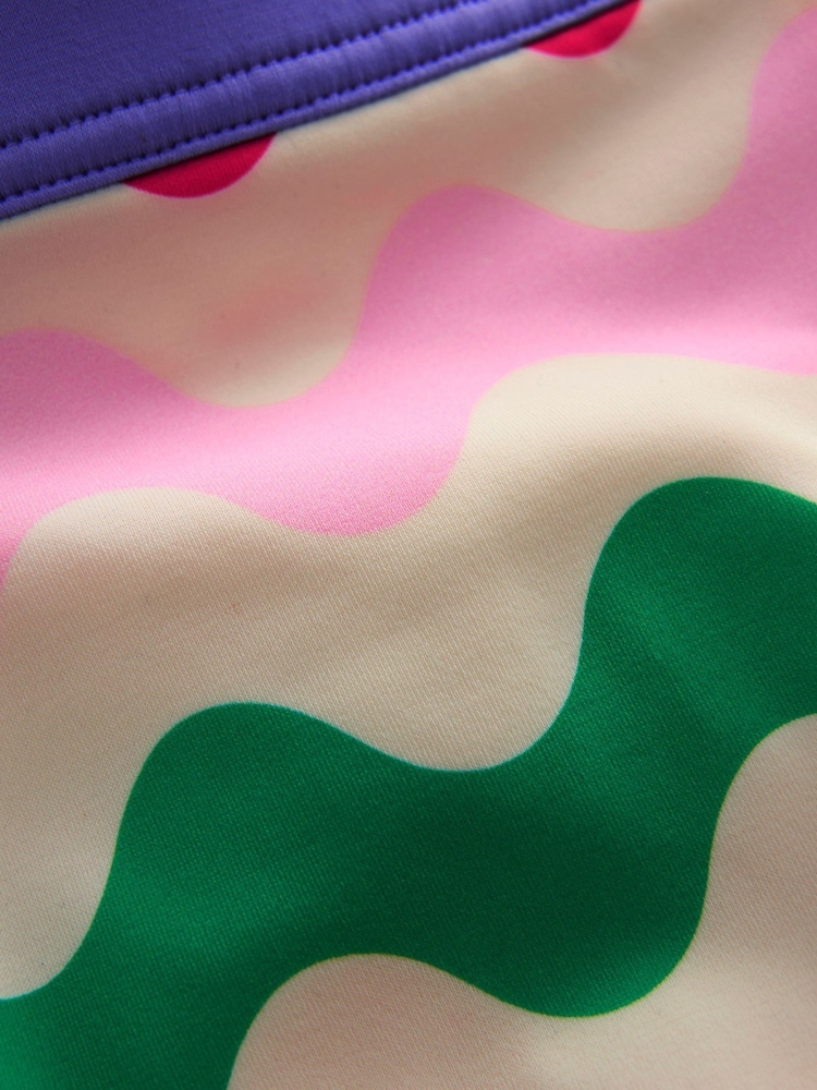 Boden Blue Patterned Swim Shorts - Image 3 of 3