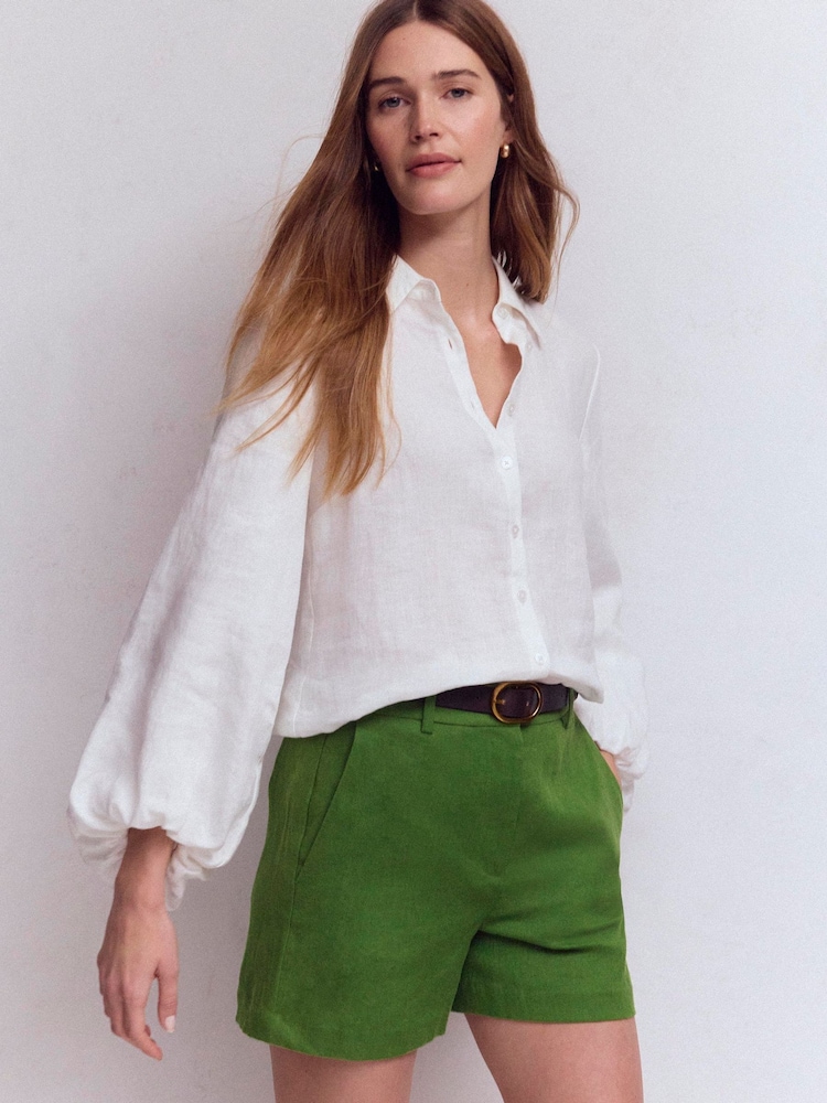 شورت كتّان Belgravia من Boden - صورة 1 من 6