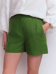 شورت كتّان Belgravia من Boden - صورة 5 من 6