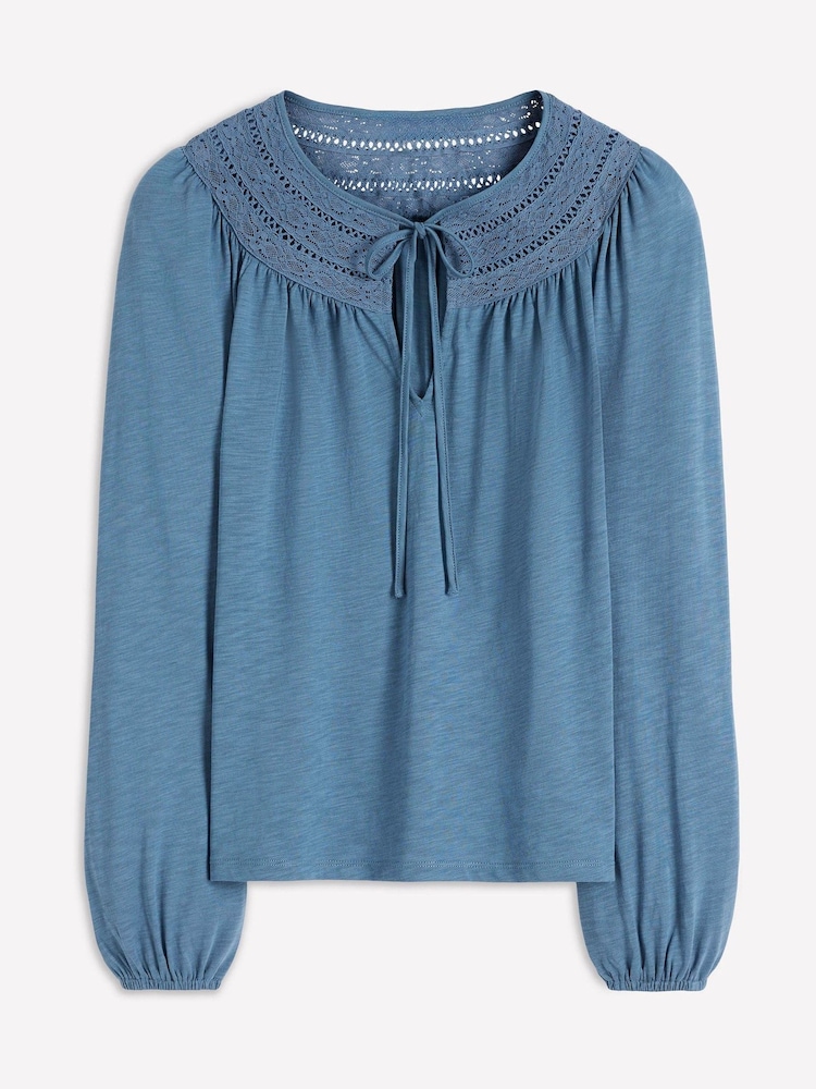 Boden Edi Bluse mit Besatzdetails - Bild 5 von 5