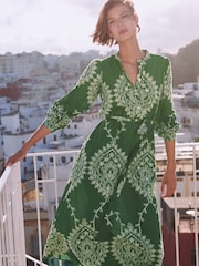 Boden Ava Cotton Midi Dress - Kuva 1 / 6