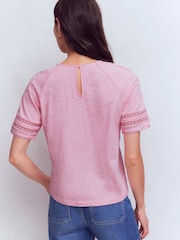 Boden ポピートリム クルーネック Tシャツ - 画像 3 / 5