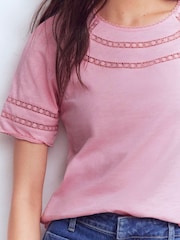 Boden ポピートリム クルーネック Tシャツ - 画像 4 / 5