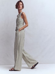 Boden Green Kensington Linen Trousers - Image 1 of 5