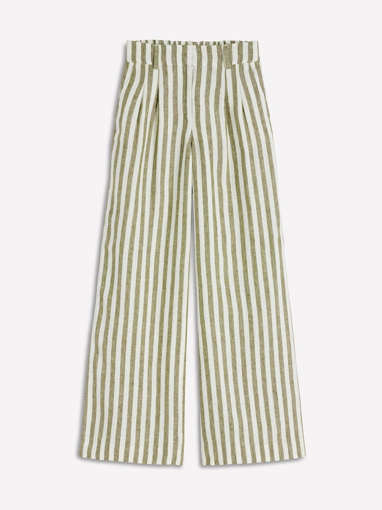 Boden Green Kensington Linen Trousers - Image 5 of 5