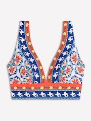 Boden Blue Porto Bikini Top - Image 5 of 6