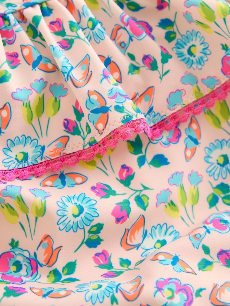 Boden Pink Lila One Shoulder Swimsuit - Image 3 of 3