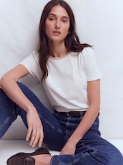 Boden Metallic Trim T-Shirt - Imagen 1 de 5