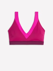 Boden Purple Campania Cross-Back Bikini Top - Image 6 of 7