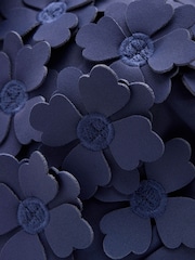 Boden Blue Flower Appliqué Swimsuit - Image 6 of 6