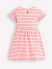 Boden Pink Broderie Pocket Jersey Dress - Image 2 of 3