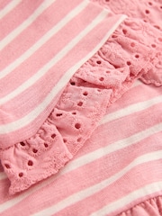 Boden Pink Broderie Pocket Jersey Dress - Image 3 of 3