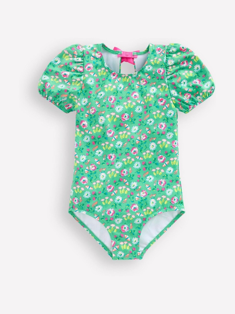 Costum de baie cu mânecă bufantă Boden - Imaginea 1 din 3