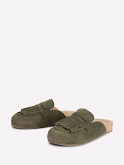 Boden Green Etta Ghillie Mule Clogs - Image 4 of 6