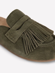 Boden Green Etta Ghillie Mule Clogs - Image 6 of 6