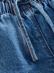 Boden Blue Frill Waist Shorts - Image 3 of 3