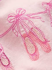 Boden Pink Puff Sleeve Superstitch Top - Image 3 of 3