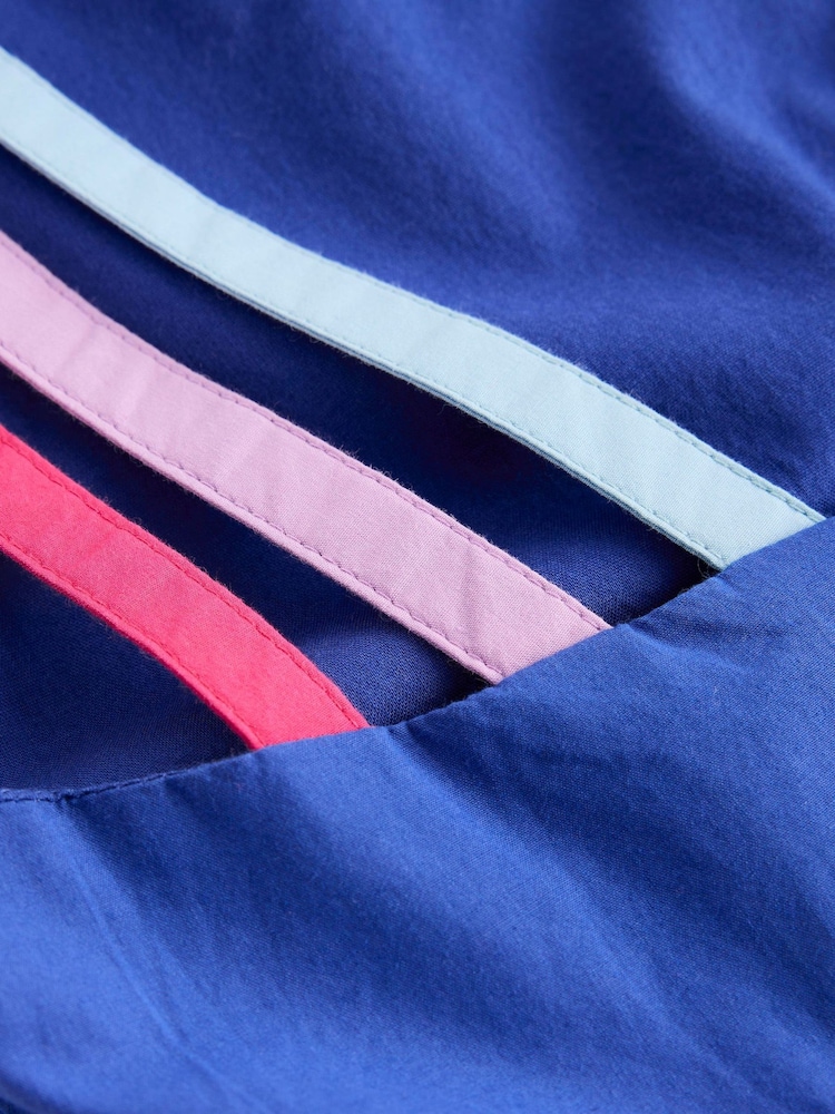 Boden Blue Multi Strap Flare Dress - Image 3 of 3 Boden Blue Multi Strap Flare Dress - Image 3 of 3