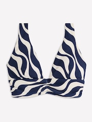 Boden Blue Mykonos Deep V Bikini Top - Image 6 of 7